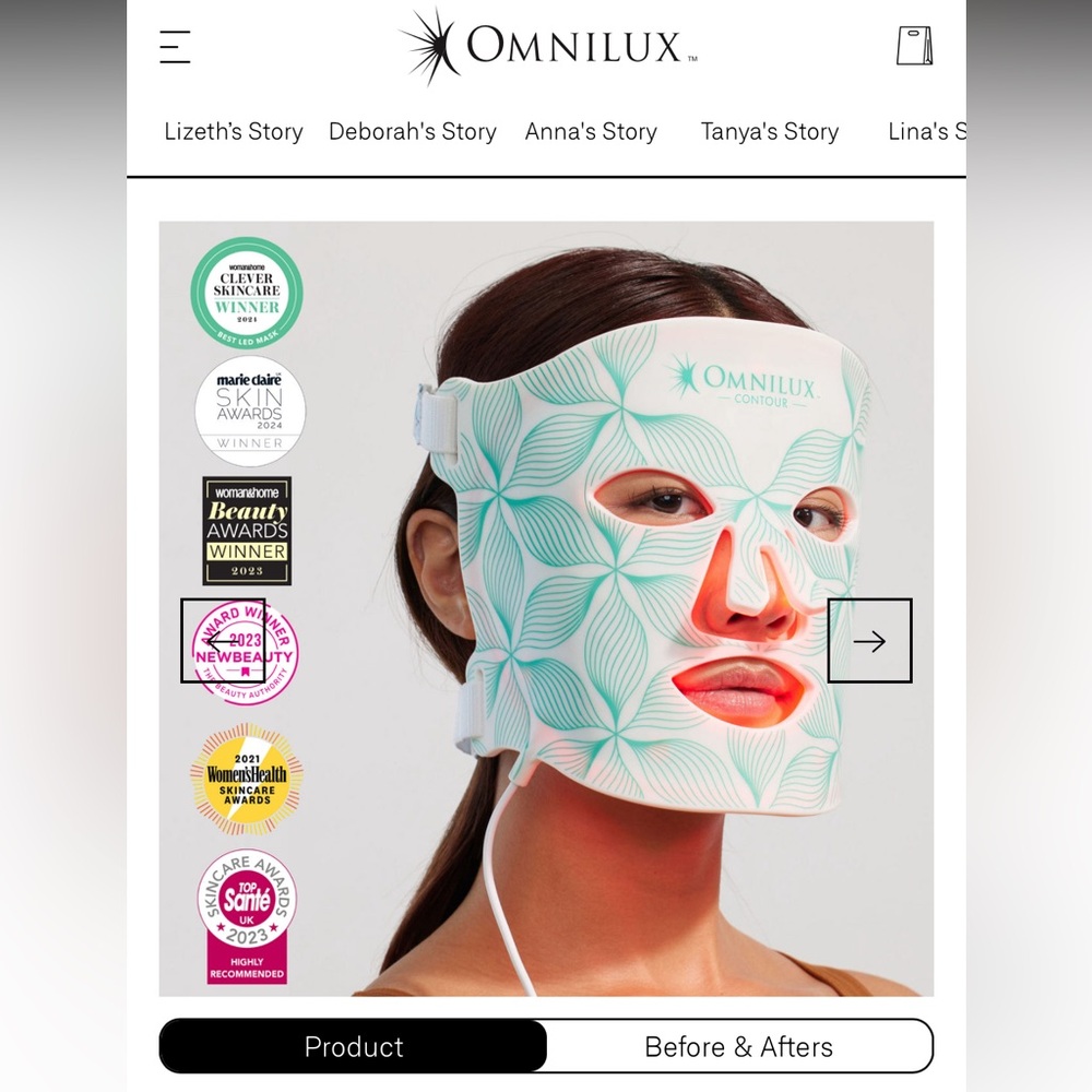Omnilux Contour Face LED mask